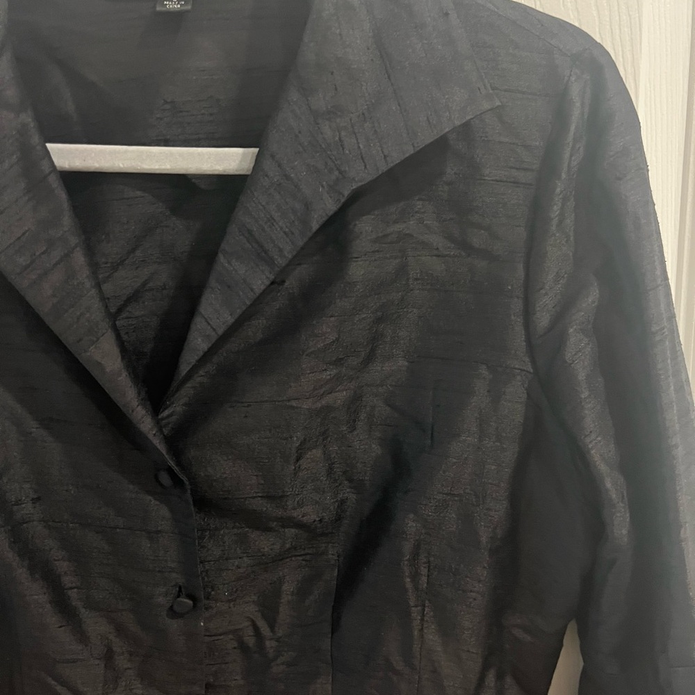 Lafayette 148 100% Silk Blouse - Picture 4 of 9